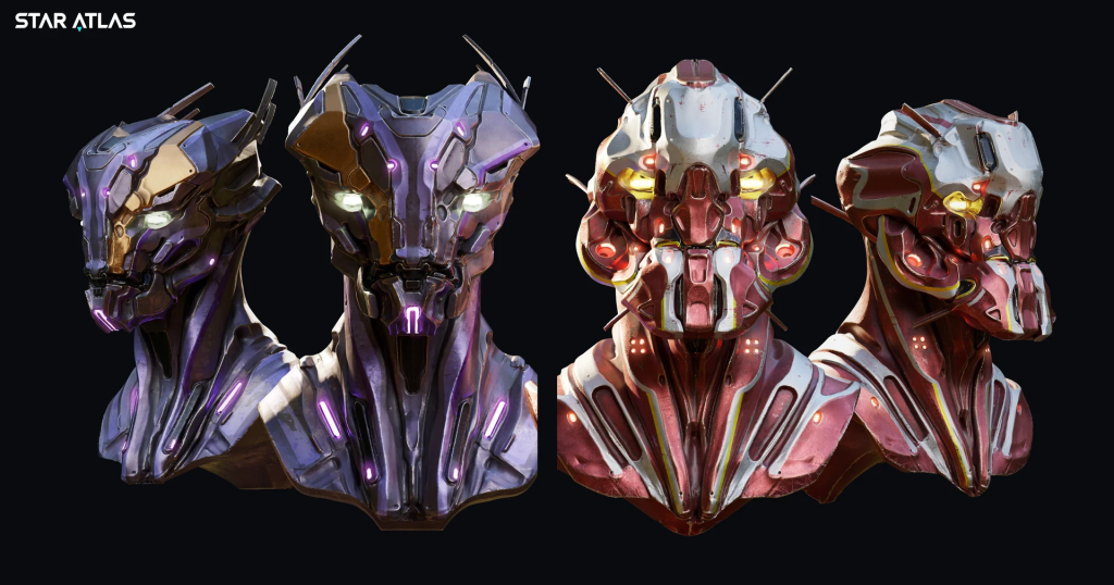 Star Atlas - The Ustur - Character design by João Lira 