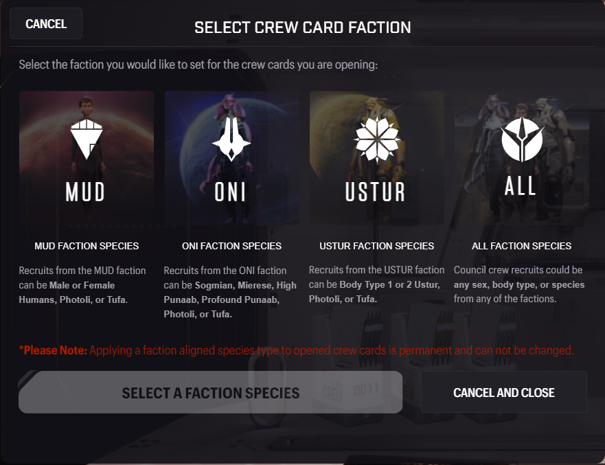 Star Atlas - Crew - Crew Packs [opening step 3]
