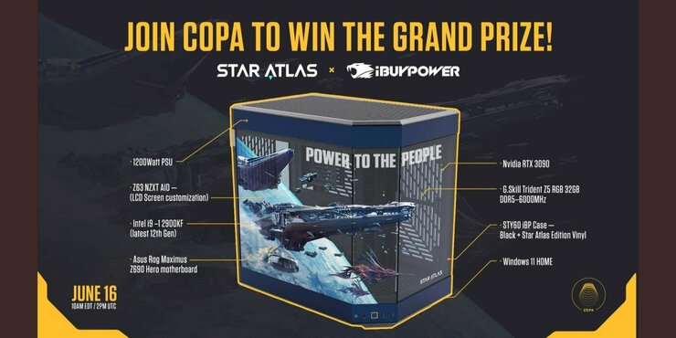 The unique Star Atlas branded PC [COPA]