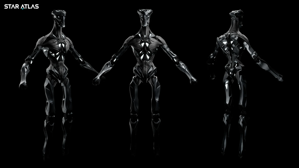 Star Atlas - Ustur Skeleton - Character design by João Lira