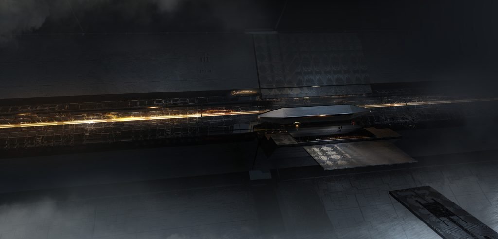 Rainbow Phi: Tram/maglev Monorail – Concept Art [by Gary Sanchez]