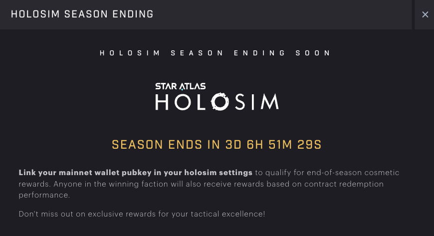 Star Atlas - Holosim Beta Ending