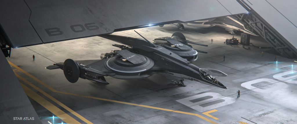 Star Atlas - Calico Skiptrace [Concept Art - by Micheal Oberschneider]