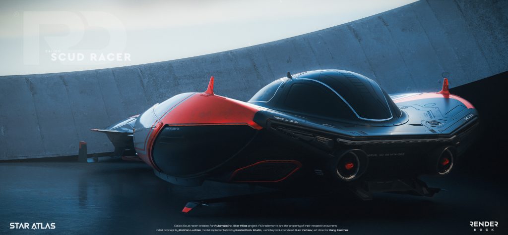 Calico Scud - Back [by RenderDock Studio]
