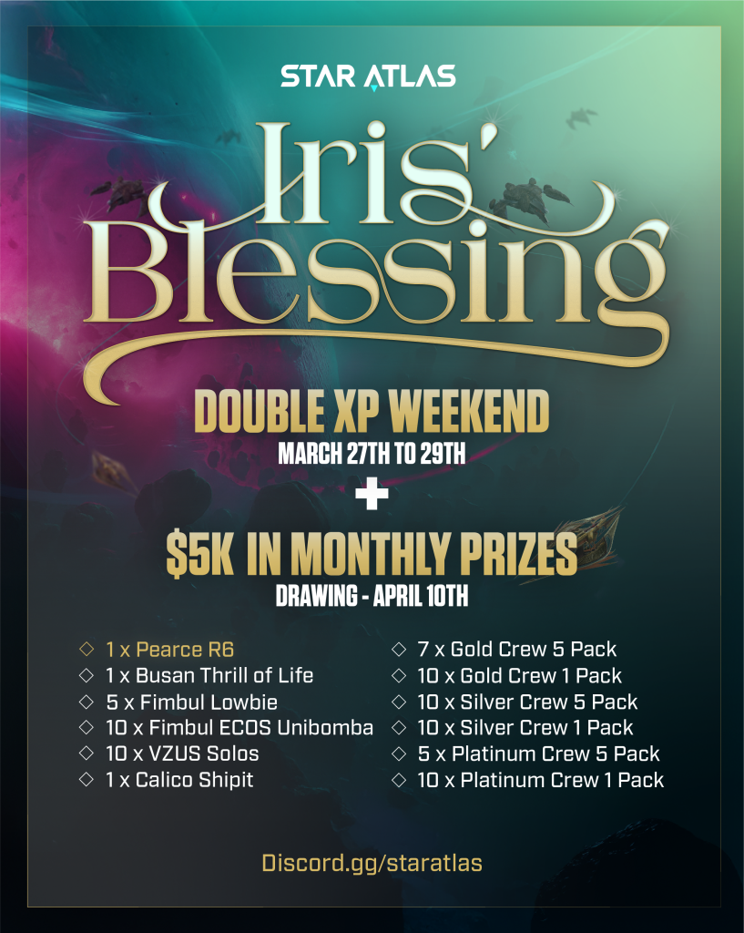 Star Atlas - Iris’ Blessing - Month 6