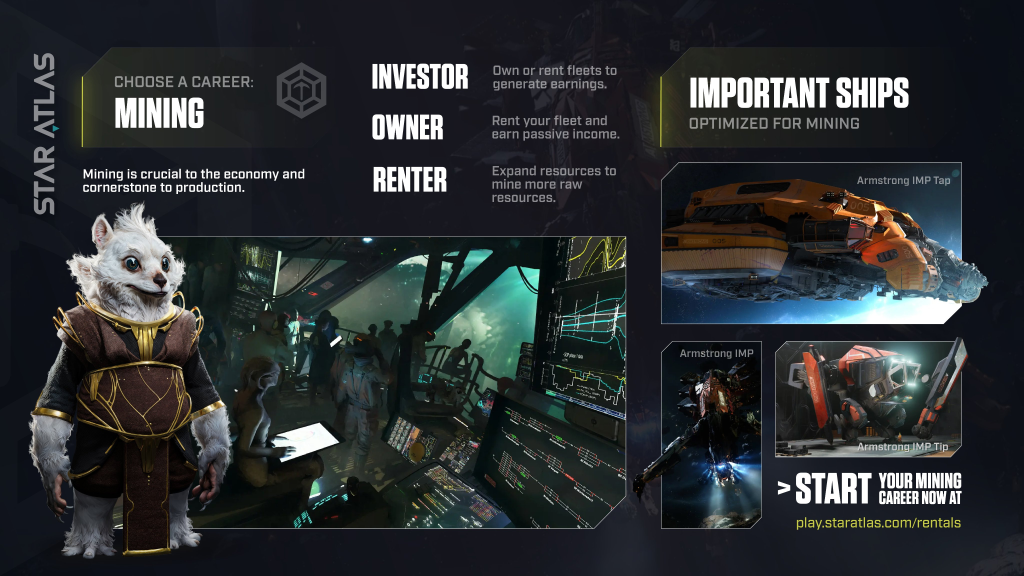 Star Atlas - Mining Career Infographic