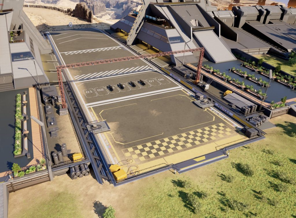 UE5 - Ground Racing track (WIP)