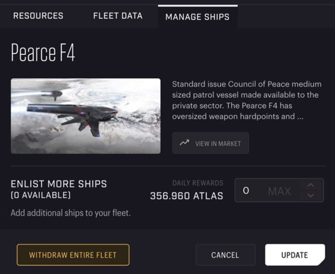 star atlas score tier 0 manage ships guide