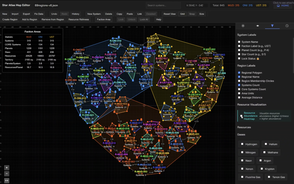 SAGE C4  - Map (Editor)