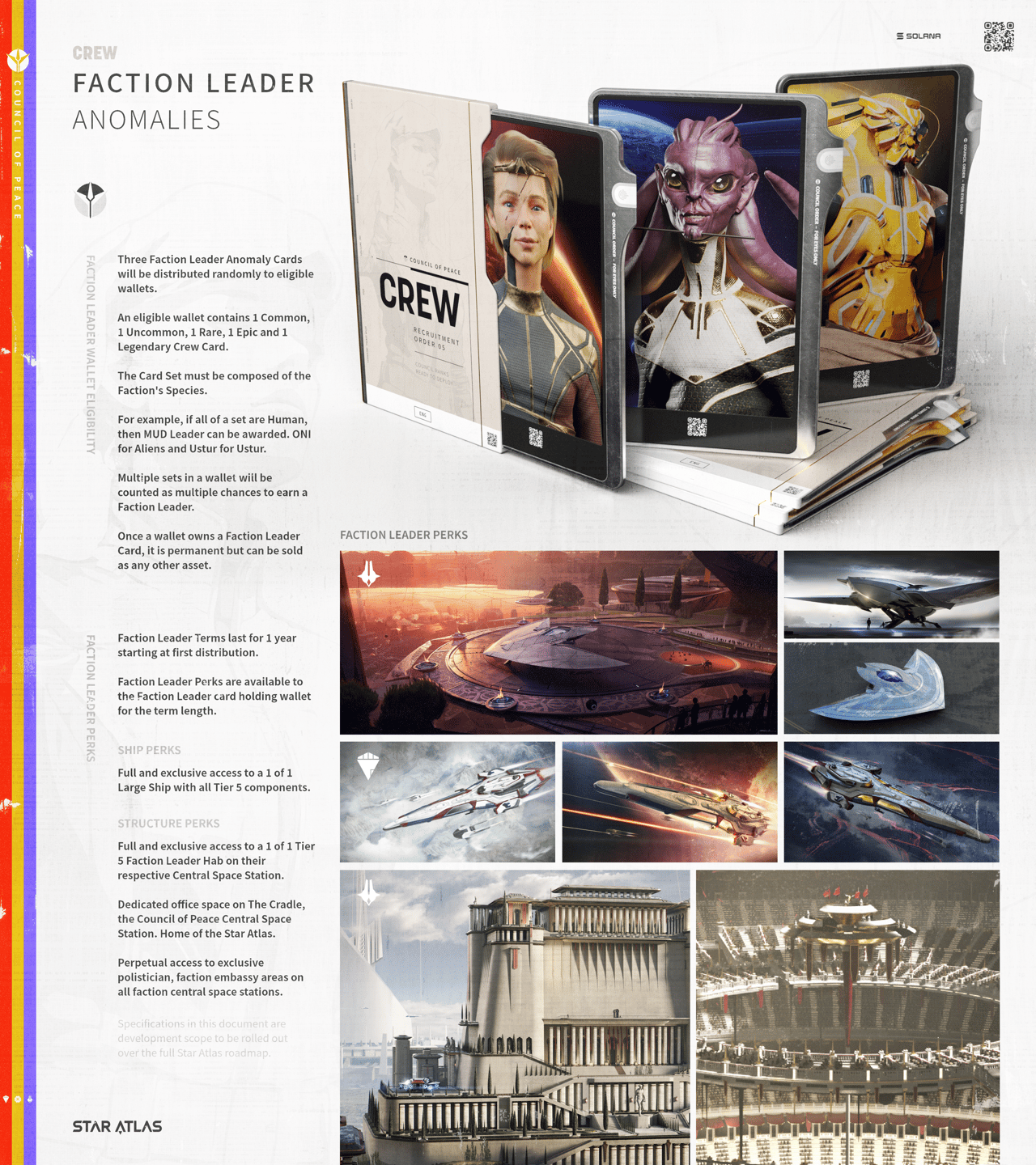 Star Atlas - Crew Faction Leaders