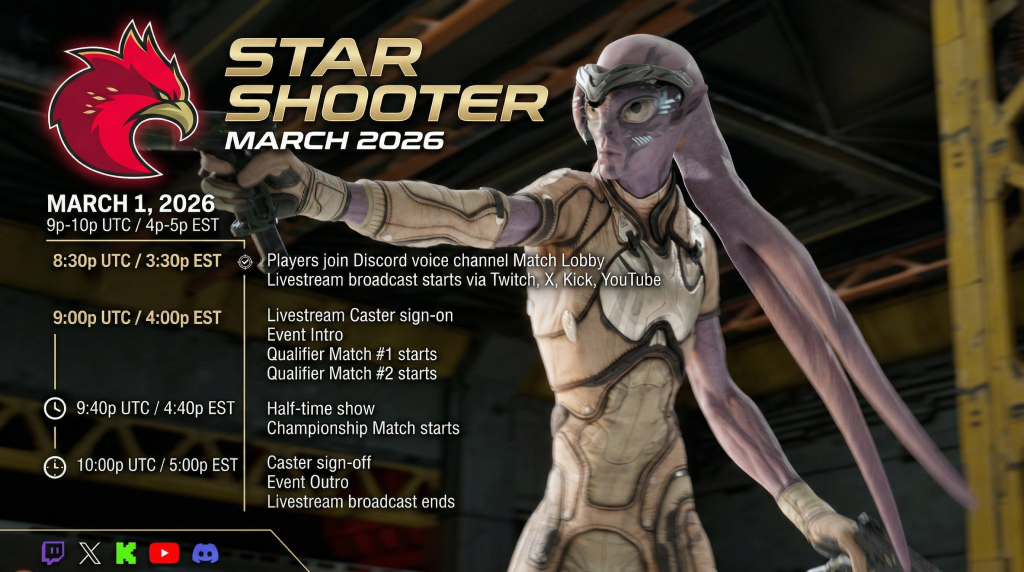 Super Phoenix Sports – Star Shooter – March 1st