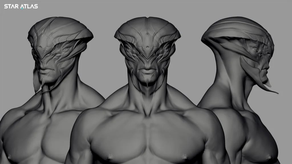 Star Atlas - The Sogmian - Character design by João Lira