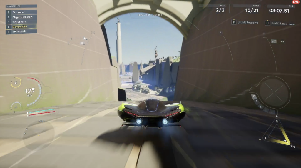 Star Atlas - UE5 Exinade - Racing