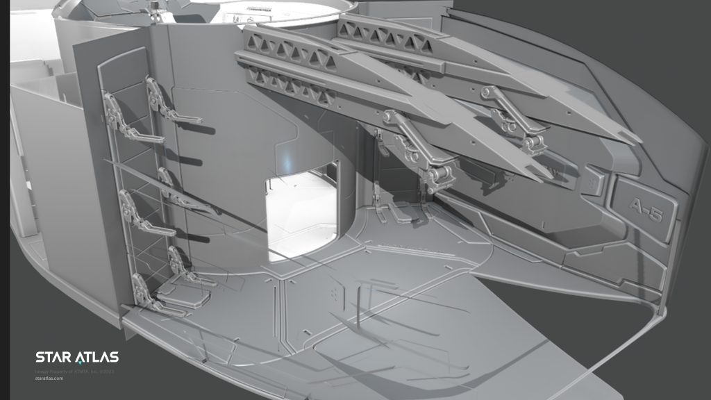 Star Atlas - Calico Evac interior (WIP)