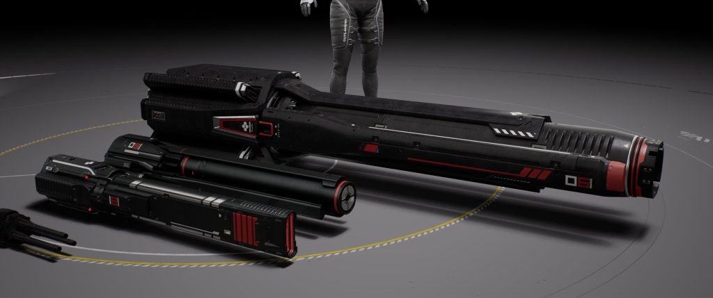 Pearce Weaponry - From top to bottom: S Energy Rapidfire, XS Energy Rapidfire, XS Energy Beam & XXXS Energy Rapidfire
