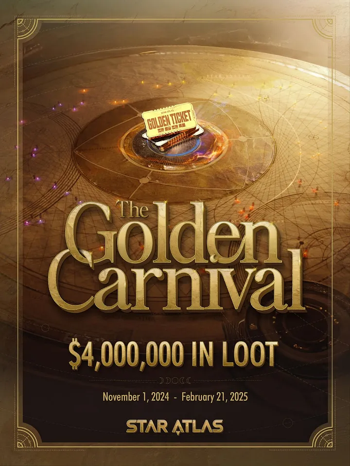 Star Atlas – Golden Carnival 2024 – Announcement Banner