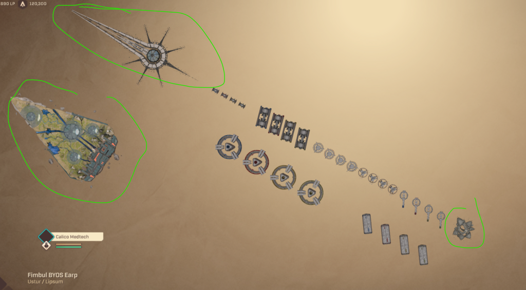 The 3 Faction Central Space Stations in SAGE (plus some other assets)