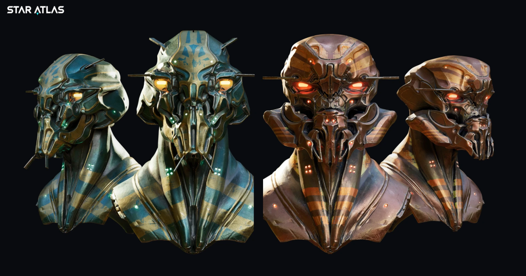 Star Atlas - The Ustur - Character design by João Lira 