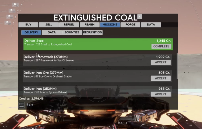 Star Atlas - UE5 - Galia Game Mode - Completing Missions