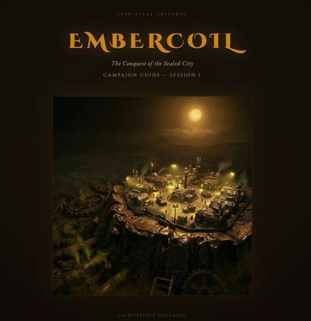 Star Atlas - Embercoil RPG Campaign