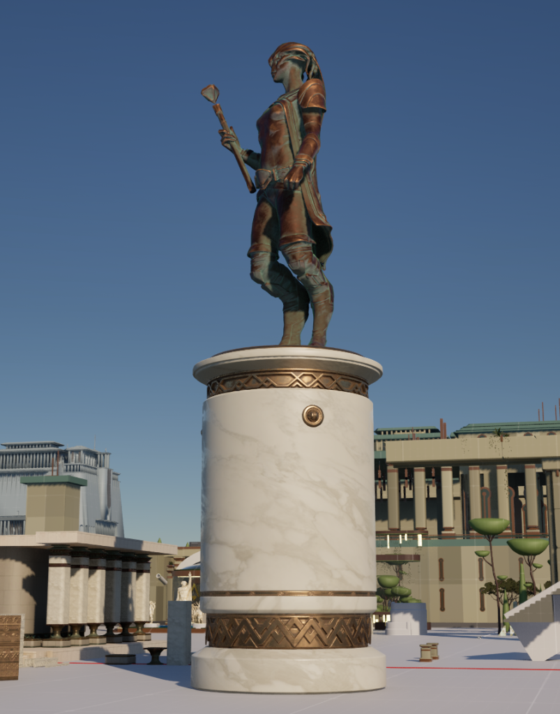 Star Atlas - ONI CSS - Statue (of someone important…) on a pedestal