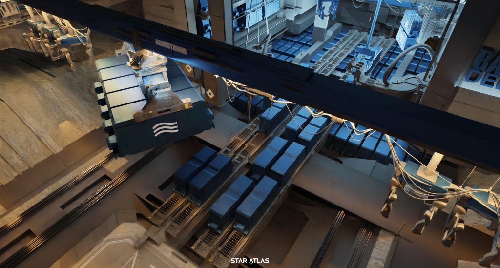 Star Atlas - Landing pad Concept art [by Sören Meding] (source)