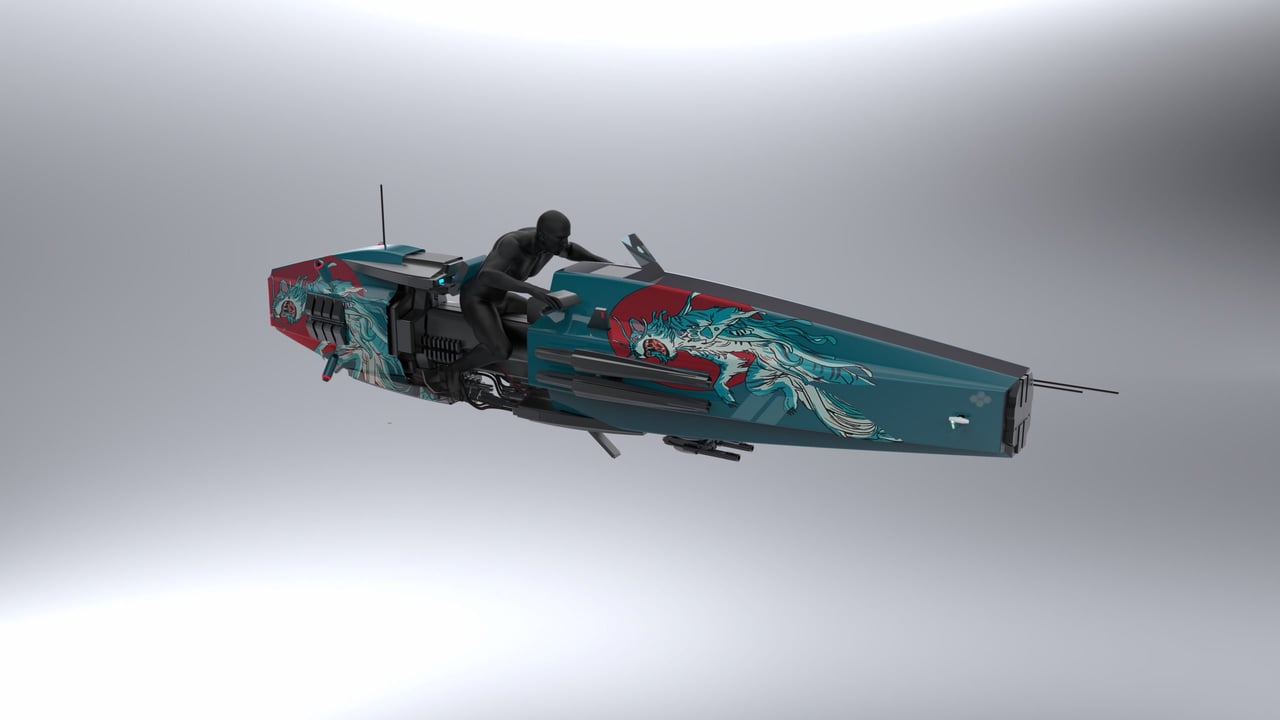 Pearce X4 - Blue Tigu Skin