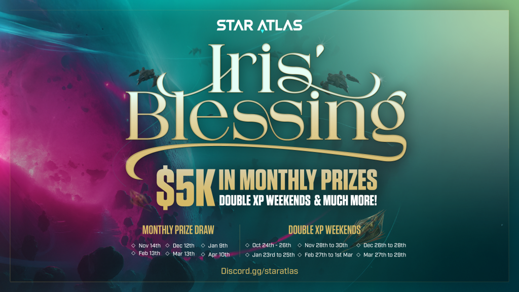 Star Atlas - Iris’ Blessing Schedule