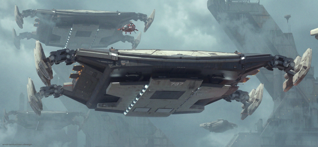 Star Atlas - Calico Flattop - by Andrian Luchian [Concept Art]